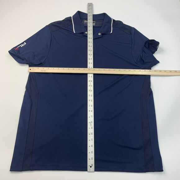 RLX Ralph Lauren Polo Shirt Mens XL Extra Large Navy Desert Forest Golf Club - Picture 6 of 10